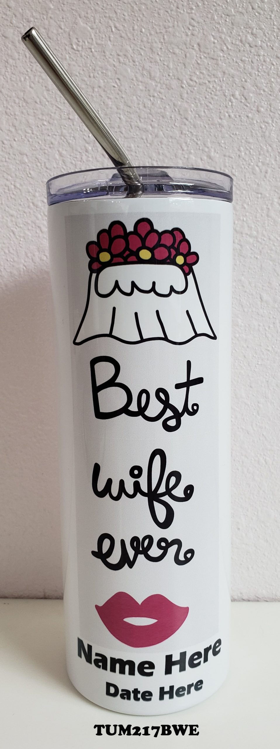 A cup that says " best wife ".